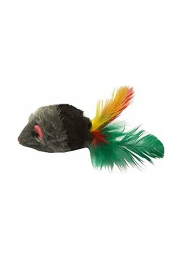 Lion 5 CM Tüylü Peluş Fare Kedi Oyuncağı