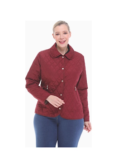 Vetre Bb Bordo Mevsimlik Kapitone Mont 1039 Bordo