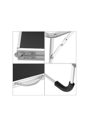 Çok Amaçlı Katlanır Kamp Masası Siyah