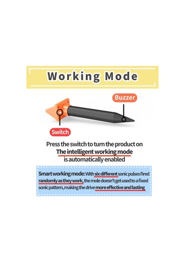 2 Adet Köstebekler, Bahçe Yard İçin Dahili Led Işıklı 2'si 1