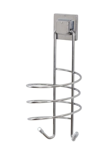 Yapışkanlı Fön Makinesi Asma Aparatı Krom