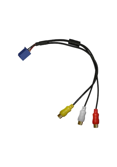 Yuntech01 Toyota Araçları İçin 6-pin Mavi A/v Portlu Rca Adaptör Kablosu - Ses Ve Video Bağlantısı Sağlar