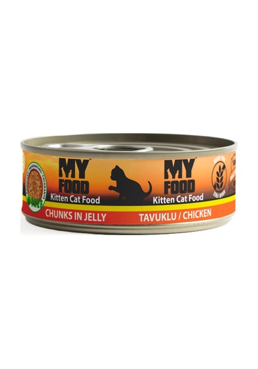 My Food Jöleli Tavuklu Parça Etli Yavru Kedi Maması 12 x 100 G