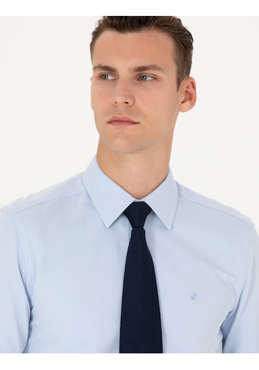Pierre Cardin Erkek Açık Mavi Gömlek Basic 50277778-vr003 Açik Mavi