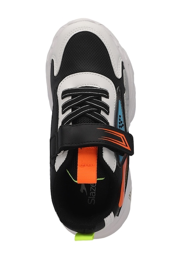 Slazenger NABIL Çocuk Cırt Cırtlı Siyah / Beyaz Günlük Spor Ayakkabısı