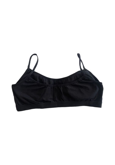 Underwear Bodyway 2'li Ip Askılı Petli Büstiyer 90/95 Ten Rengi - Siyah