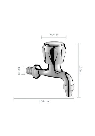 Dancemonkey Cbtx Yalıtım Kovası Musluk Aksesuarı Süt Çay Su Ağzı, Döner Anahtar Kısa 3 Nokta Çok Renkli