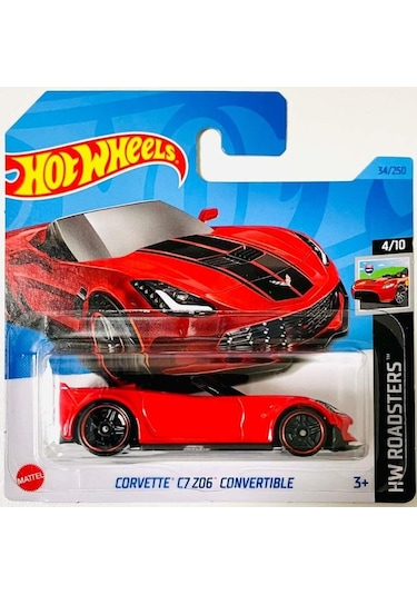 Hotwheels Hot Tekli Arabalar Corvette C7 Z06 Convertıble