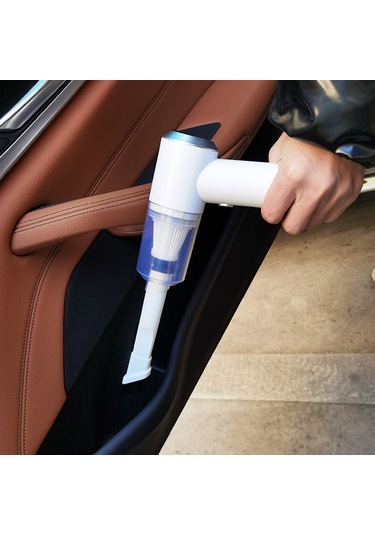 Ranyeek 6000pa Süction 120w El Tipi Kablosuz Süpürge: Araç, Ev Ve Ofis Temizliği İçin Led Işıklı, Kablosuz Şarjlı Siyah Model