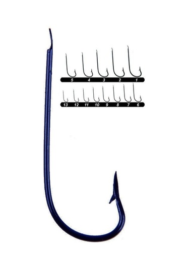 Youvella 1303 Çapari İğnesi Çapraz 100'lü Kutu Siyah 12