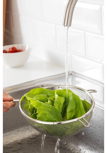 Paslanmaz Çelik Süzgeç 25 Cm