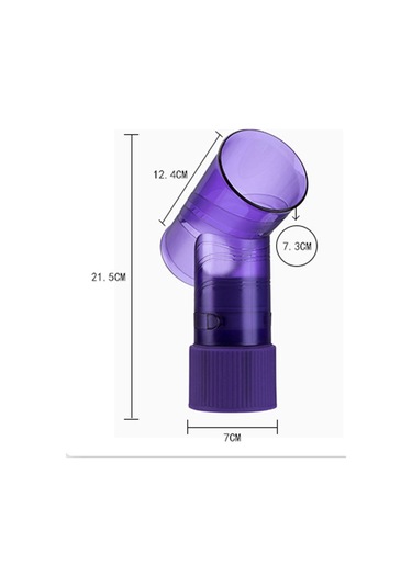 Suntek Saç Kıvırma Difüzörü Rüzgar Kurutma Makinesi Blower Mavi