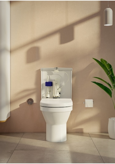 VitrA 330B2016 Rezervuar İç Takım, Alttan Su Girişli, 3/6 L Beyaz