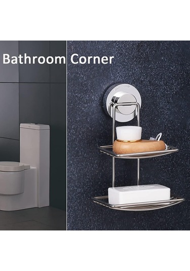 Vantuzlu Duş Sabunluğu Duş Sabunluğu Paslanmaz Çelik Banyo Duvar Sabunluğu Yapıştırıcı Paslanmaz Çelik Ml Diğer