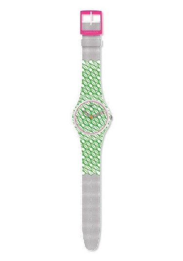 Swatch Duet In Green & Pınk Suoz208 Kol Saati Yeşil