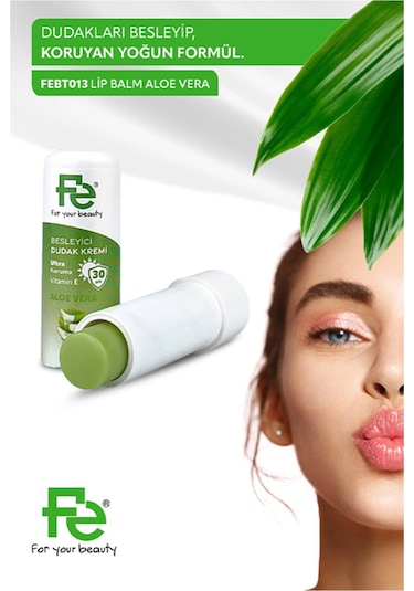 Besleyici Dudak Kremi Spf30 Aloe Vera 5gr