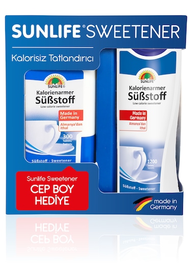 Sunlife Sübstoff Tatlandırıcı + Cep Boy Hediye 1.500 Tablet