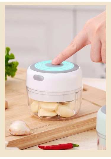 100ml Elektrikli Sarımsak Öğütücü - Kuzey Yeşili
