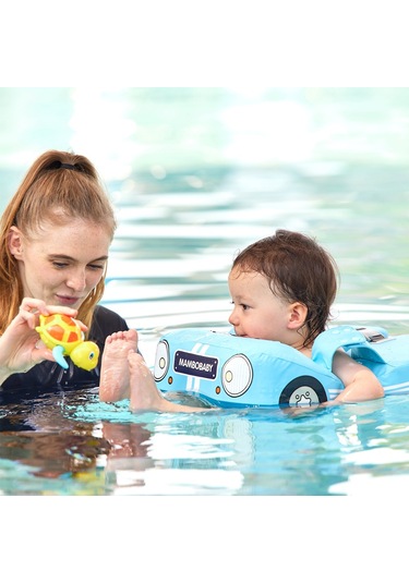 Mambobaby Araba Şekilli Bebek Yüzme Şamandırası Şişme Mt3129r Kırmızı