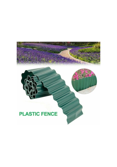 Homyl Peyzaj Driveway Yolu Için Çim Kenar Bahçe Sınır Çit Rulo 20x900cm