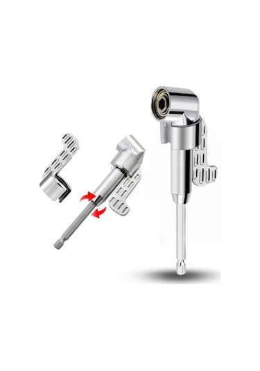 Köşe Ve Zor Alan İçin Pratik Matkap Ve Vidalama Adaptörü Aparatı Köşe Vidalama Aparatı Mandreni