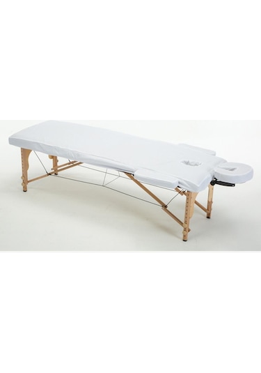 Suntek Akupunktur Masaj Masası Yatak Gömme Ped Yüz Beyaz