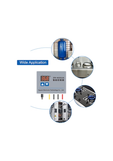 Lemestar Zfx-w3013a 0-999 Dijital Sıcaklık Kontrol Cihazı, Abs Malzeme, Ateş Korumalı, 220v 2200w Bitkisel Yağ Ocağı Kontrolörü