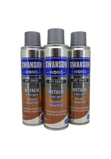 Swanson Works Metalik Sprey Boya Gümüş 250 ML N11.17502