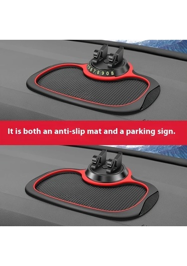 Boatshop1 Evrensel Pvc Araba Anti Kayma Padi 360 Derece Dönen Kırmızı Kuğu Kolu Çok Fonksiyonlu Gösterge Paneli Telefon Tutucu Otopark Plakası Boatshop1 Evrensel Pvc Araba Anti Kayma Padi 360 Derece Dönen Kırmızı Kuğu Kolu Çok Fonksiyonlu Gösterge Paneli Telefon Tutucu Otopark Plakası