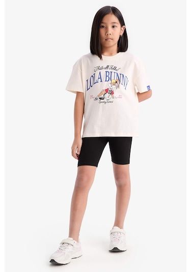 DeFacto Kız Çocuk Kısa Boy Tayt B5591A825SMBK81 Siyah DeFacto Kız Çocuk Kısa Boy Tayt B5591A825SMBK81 Siyah