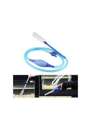 Vkemall Akvaryum Temizlik Aleti: 2.5m Pvc Su Emici, Kumu Temizleyici, Su Değiştirici Ve Balık Gübresi Toplayıcı - Otomatik Akış Kontrolü