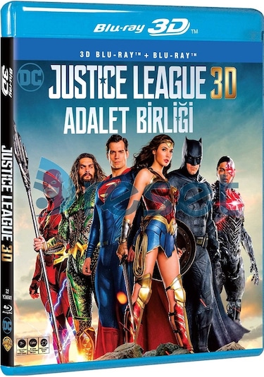 Justice League - Adalet Birliği 3D+2D Blu-Ray 2 Disk