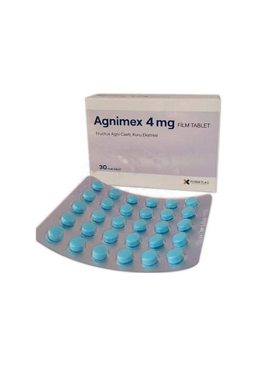 Form Agnimex 4mg Hayıt Eki 30 Tablet