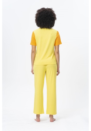 United Colors Of Benetton Kadın Pijama Üstü 71461 Sarı