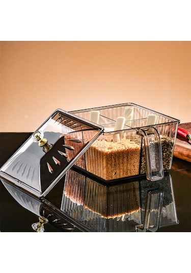 Suntek Restoran Mutfak Grisi Için Kapaklı Ve Kaşıklı Çeşni