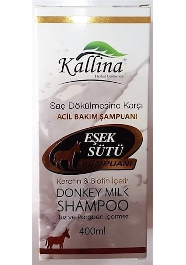 Kallina Eşek Sütü Şampuanı 400 ML