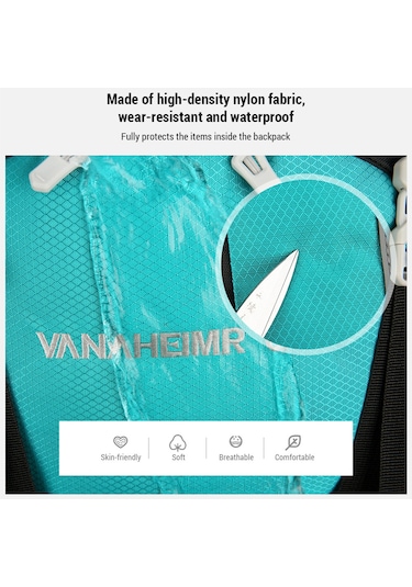Vanaheımr-su Geçirmez Sırt Çantası Dağcılık Sırt Çantası 60l Y28266c Turuncu