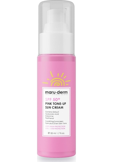 Maruderm Ton Eşitleyici Pembe Güneş Kremi SPF50+ 50 ML