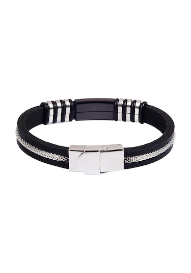 Ehediye Chavin Siyah Ipc Kap. Kaçuk Çelik Erkek Bileklik Cy86 Çok Renkli