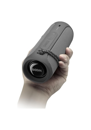 Boom Gri Taşınabilir Ses Bombası Kablosuz Bluetooth Hoparlör Speaker Yüksek Ses Çoklu Bağlantı