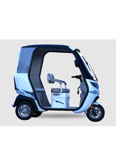 Sfm Ihlara Sf 400 3 Tekerli Elektrikli Kabinli E - Tricycle Krem