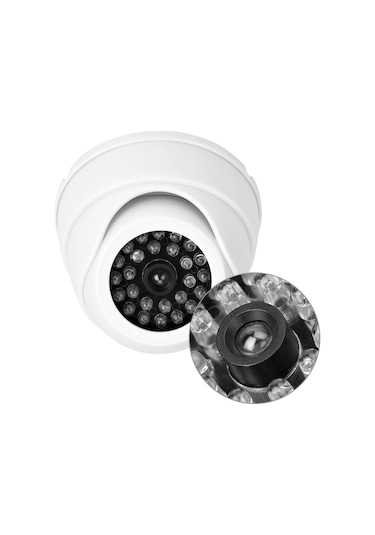 Yuntech01 Sanal Güvenlik Kamerası - Led Işıklı Simülasyon Kamera, Mağazalar İçin Yüksek Gerçekçilik, Hırsızları Caydırır, Pil Dahil Değil