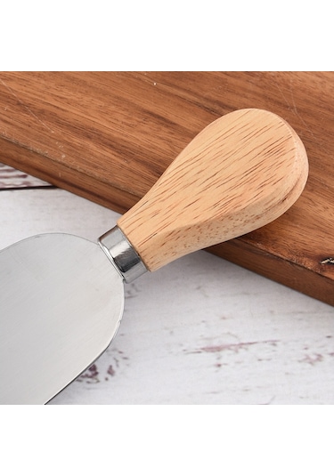 Moveevo 4'lü Peynir Bıçağı Seti: Gövde Ahşap/çelik, Yumuşak-sert Peynirler İçin Uygun, Parti Ve Misafirleriniz İçin Mükemmel Diğer