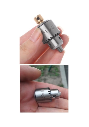 Motor için Anahtar Sıkmalı Mini Mandrel 4 MM Mandren Proje Okul