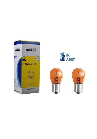 Py21W Narva 17638 12V 21W 93 Turuncu Ampul 2 Adet