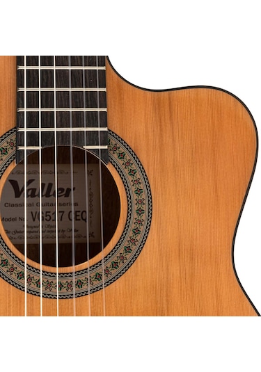 VALLER VG517CEQ Elektro Klasik Gitar