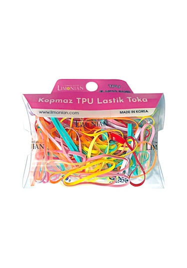 Limonian Kopmaz Toka Renkli 100 Adet Çok Renkli