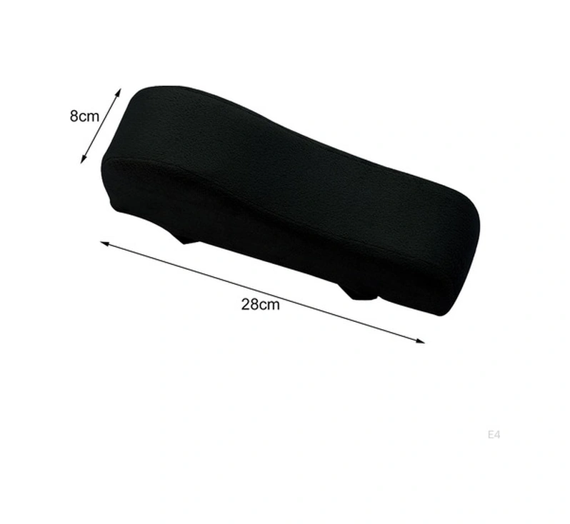 Fastbuy Siyah Bilgisayar İçin 2 Adet Evrensel Kol Koruyucu Kapak, Yeniden Kullanılabilir Kol Dayama Minderi Sandalye Kaplamas Siyah