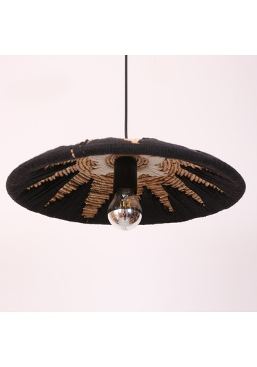 Maya 40x9 Cm Çap- Doğal Abaka Aydınlatma Mix