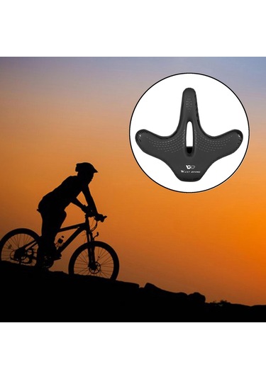 Suntek Mtb Bisiklet Minderi Dolgulu Ekstra Geniş Yol Siyah-1 Siyah